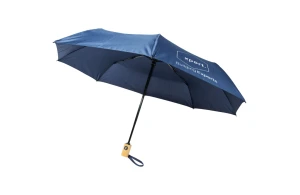 Parapluie publicitaire pliable automatique en PET recyclé Bo
