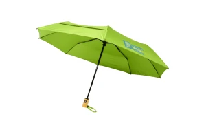 Parapluie publicitaire pliable automatique en PET recyclé Bo