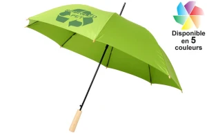 Parapluie à ouverture automatique en RPET Alina publicitaire personnalisé 