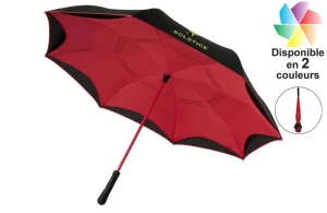 Parapluie pliable et réversible Yoon publicitaire personnalisé 