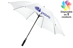 Parapluie tempête golf avec poignée EVA Grace publicitaire personnalisé 