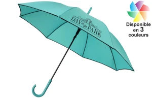 Parapluie tempête à ouverture automatique Kaia publicitaire personnalisé 