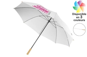 Parapluie golf windproof en PET recyclé Romee publicitaire personnalisé 