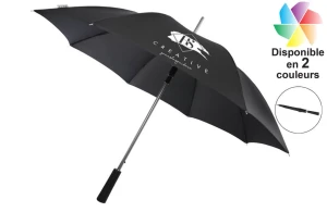 Parapluie automatique avec mât en aluminium Pasadena publicitaire personnalisé 