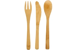 Ensemble de couverts personnalisé Celuk en bambou