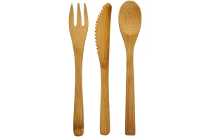 Ensemble de couverts personnalisé Celuk en bambou