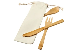 Ensemble de couverts personnalisé Celuk en bambou
