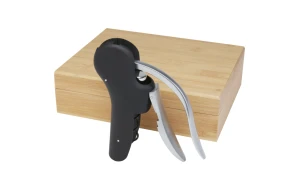 Tire bouchon personnalisé Nebby avec boîte en bois bambou