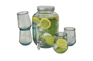 Ensemble de 5 verres recyclé jardin publicitaire personnalisé 