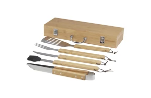 Ensemble à barbecue personnalisé coffret de 5 pièces