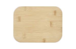 Boîte repas personnalisée oby lunch box en verre avec couvercle bambou
