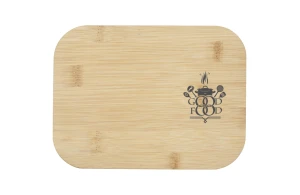 Boîte repas personnalisée oby lunch box en verre avec couvercle bambou