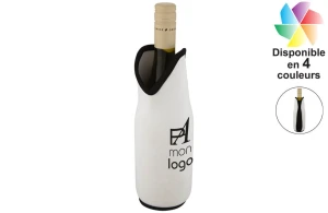 Manchon pour bouteille de vin en néoprène recyclé publicitaire personnalisé 