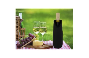 Manchon refroidisseur personnalisé pour bouteille de vin en néoprène recyclé