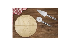 Planche à découper les pizzas et accessoires en bambou Mangiary