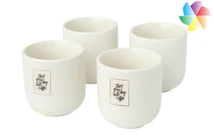 Tasse à espresso personnalisée Male de 90 ml de 4 pièces 