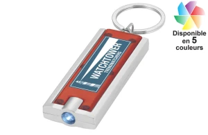 Porte-clés avec lampe LED publicitaire personnalisé Castor 