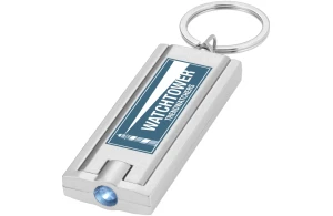 Porte-clés publicitaire avec lampe LED Castor