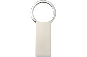 Porte-clés rectangulaire en métal Omar