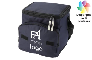 Sac isotherme personnalisé glacière pliable double compartiments 