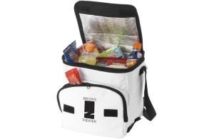 Sac isotherme personnalisé glacière pliable double compartiments