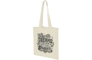 Tote bag personnalisé en coton léger certifié OEKO-Tex Carolina