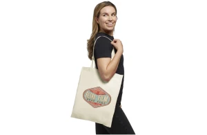 Tote bag personnalisé en coton léger certifié OEKO-Tex Carolina