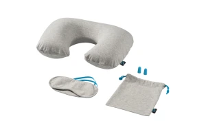 Ensemble de voyage personnalisable oreiller, masque, bouchons