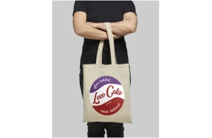 Tote bag personnalisé Madras en coton 140 g/m²