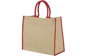 Grand sac shopping  personnalisé Harry en toile jute