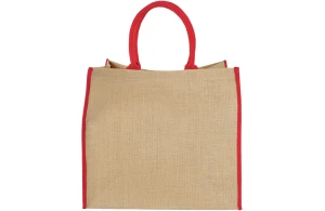 Grand sac shopping  personnalisé Harry en toile jute