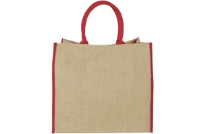 Grand sac shopping  personnalisé Harry en toile jute