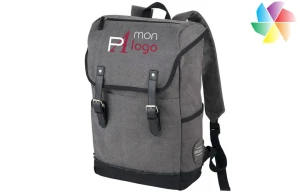 Sac à dos pour ordinateur portable 15,6 pouces Hudson personnalisé 