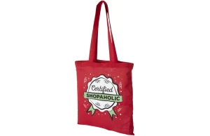 Tote bag personnalisé en coton épais à anses longues Peru