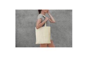 Tote bag personnalisé en coton épais à anses longues Peru