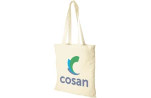 Tote bag personnalisé en coton épais à anses longues Peru