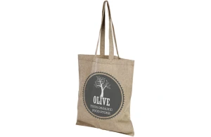 Tote bag personnalisé coton et polyester recyclé 150 g/m²