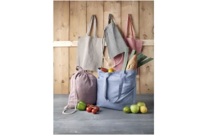 Tote bag personnalisé coton et polyester recyclé 150 g/m²