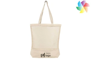 Sac de course en maille de coton Maine publicitaire personnalisé 