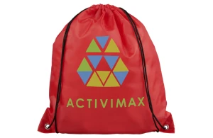 Sac à dos personnalisé à cordon certifié RPET recyclé Oriole