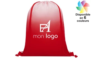 Sac à dos personnalisé avec cordon et dégradé de couleur Oriole 