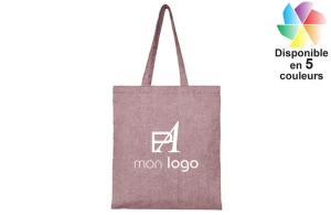 Tote bag en coton bio et polyester recyclé publicitaire personnalisé 