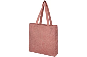 Sac shopping recyclé coton et polyester avec soufflet