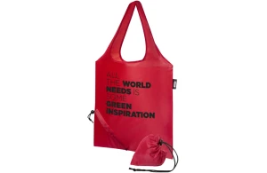 Sac shopping pliable publicitaire Sabia en PET recyclé