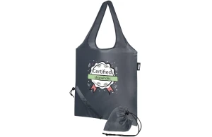 Sac shopping pliable publicitaire Sabia en PET recyclé
