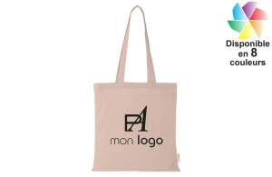 Tote bag publicitaire personnalisé Orissa en coton organique certifié GOTS 