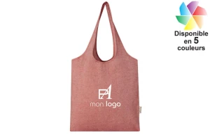 Tote bag personnalisé tendance en coton recyclé