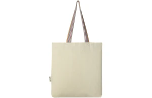 Tote bag personnalisé Rainbow en coton recyclé 180 g/m²