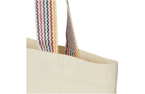 Tote bag personnalisé Rainbow en coton recyclé
