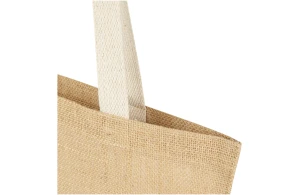 Tote bag personnalisé Juta en toile de jute laminé